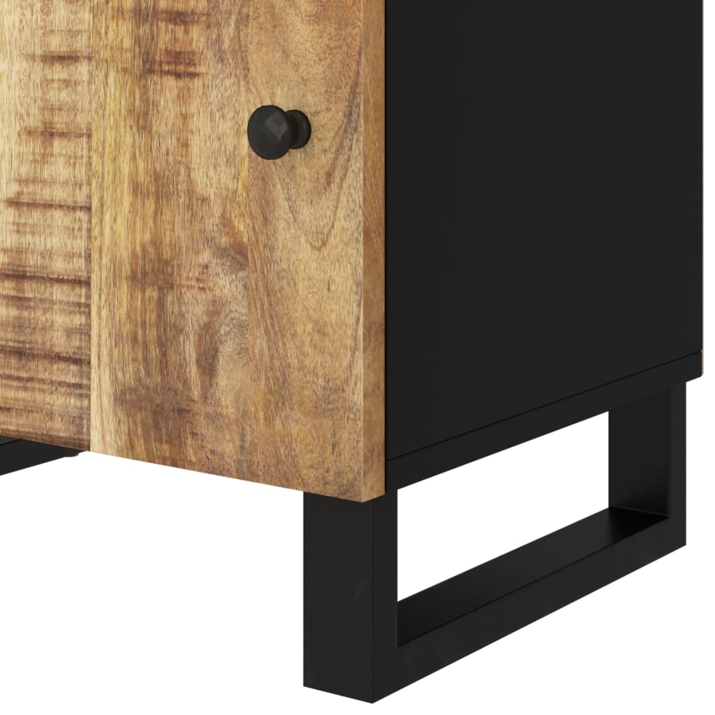 Nattbord 50x33x60 cm heltre mango og konstruert tre