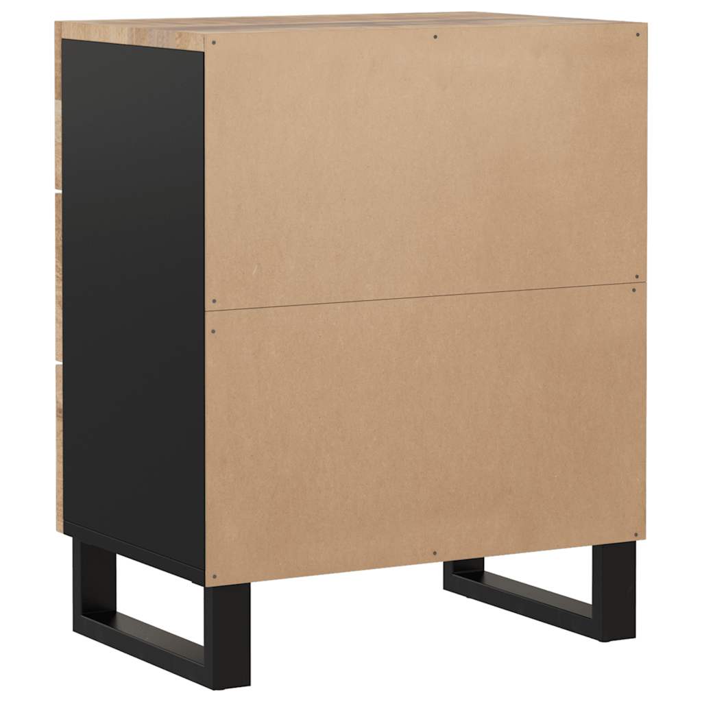 Nattbord 50x33x62 cm heltre mango og konstruert tre
