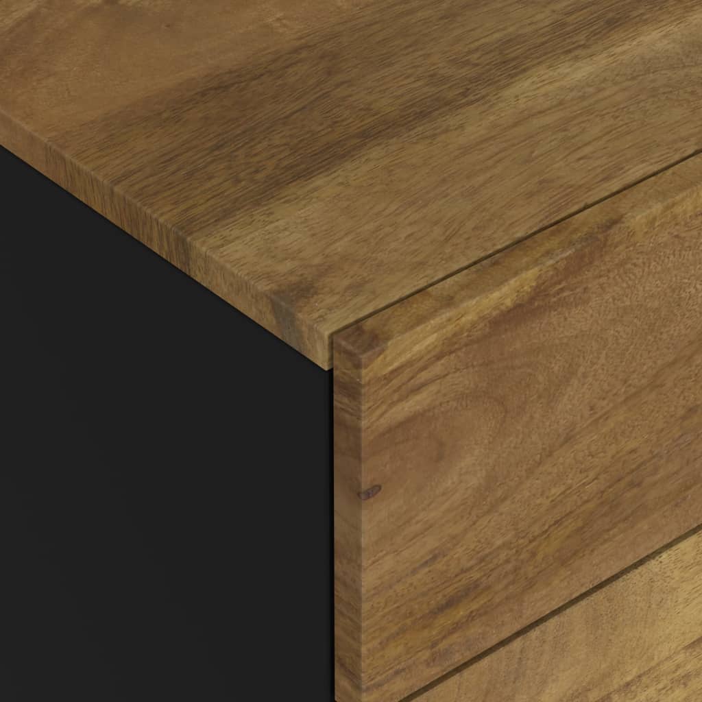 Nattbord 50x33x62 cm heltre mango og konstruert tre