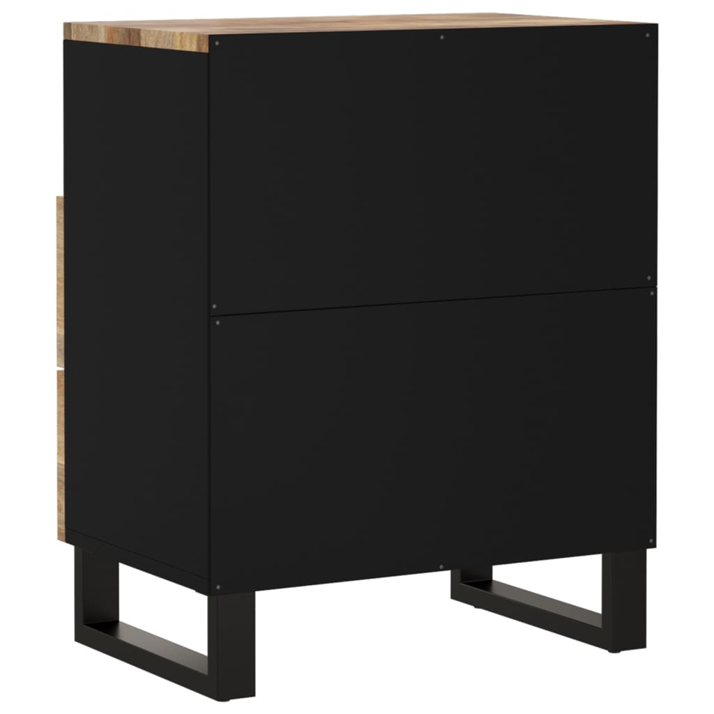 Nattbord 50x33x62 cm heltre mango og konstruert tre