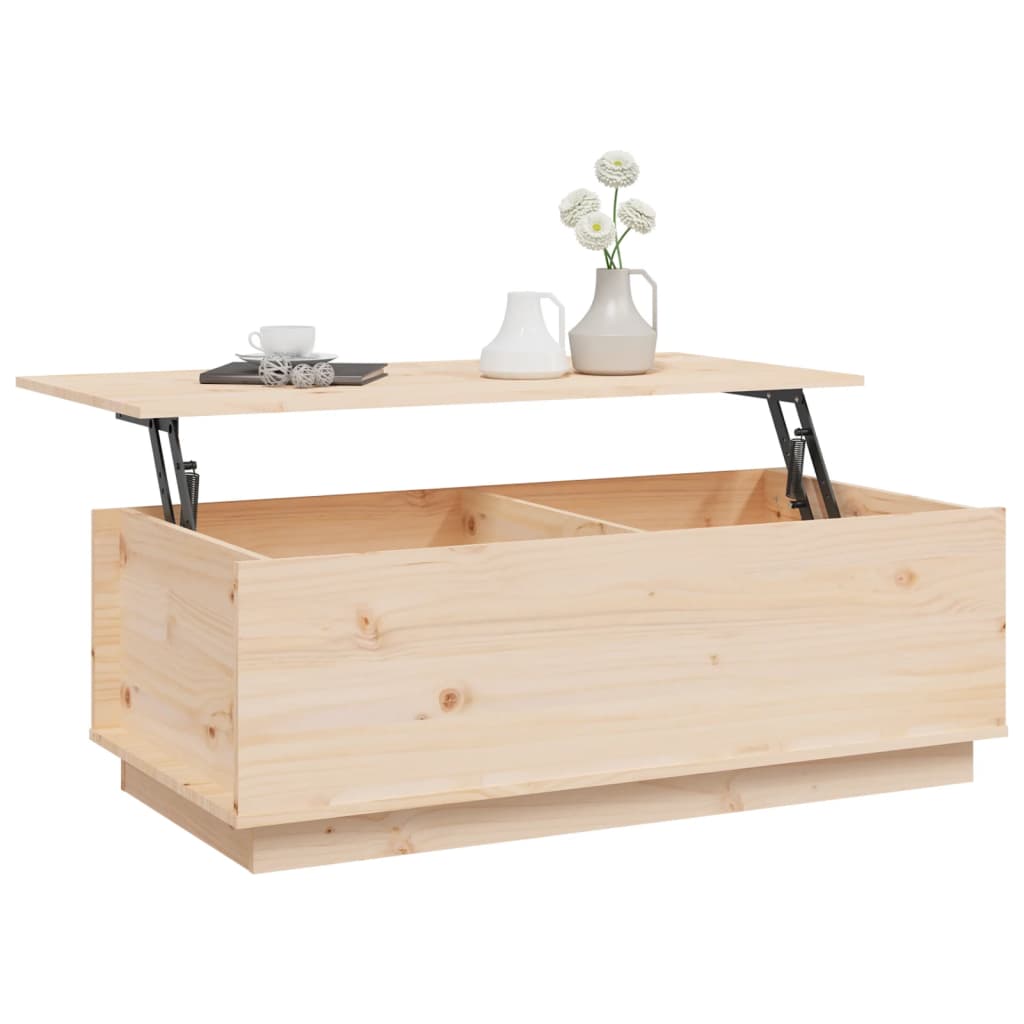 Salongbord 100x50x35 cm heltre furu