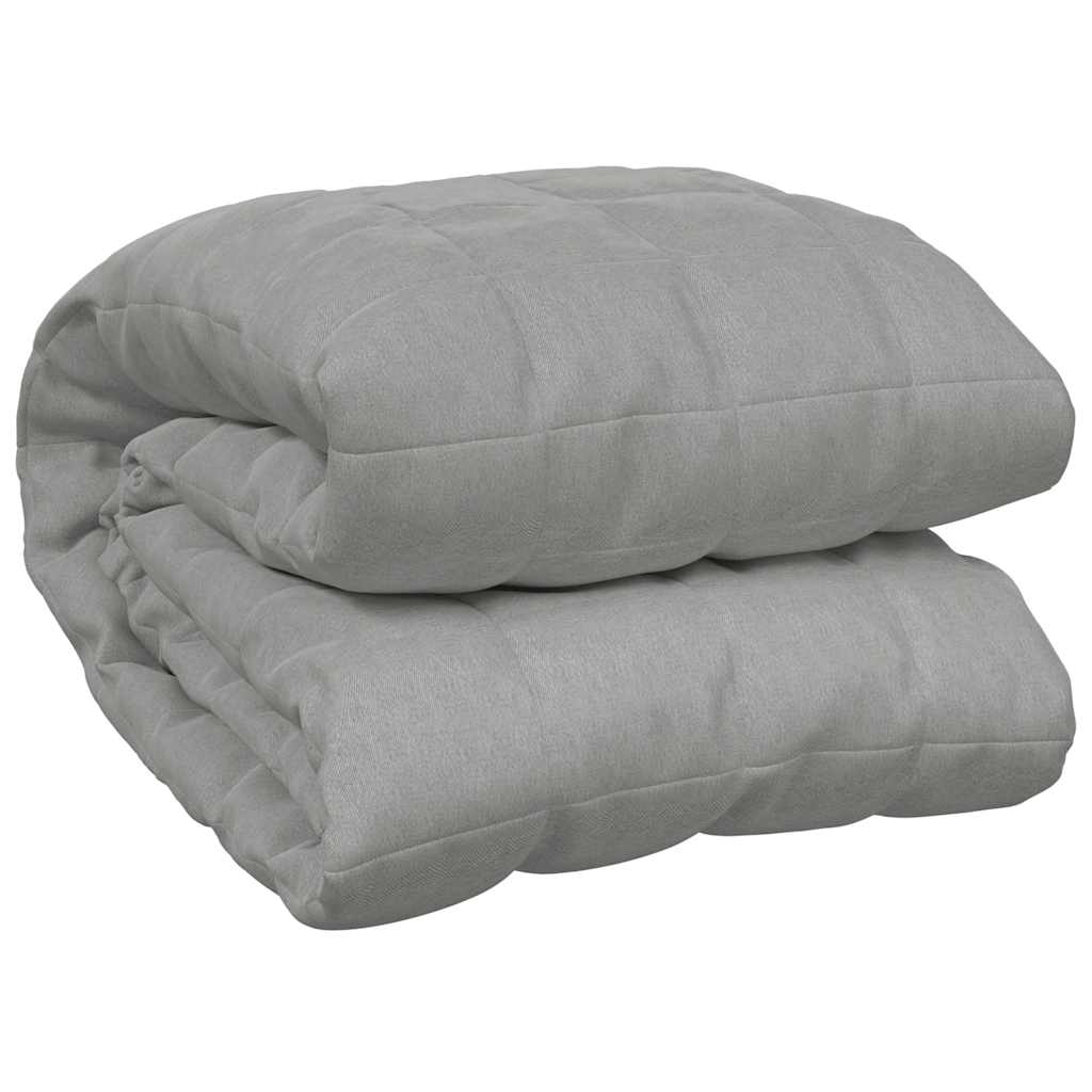Vektdyne grå 220x260 cm 15 kg stoff