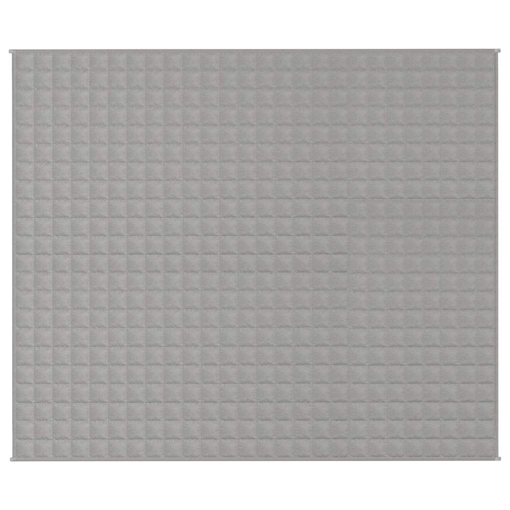 Vektdyne grå 220x260 cm 15 kg stoff