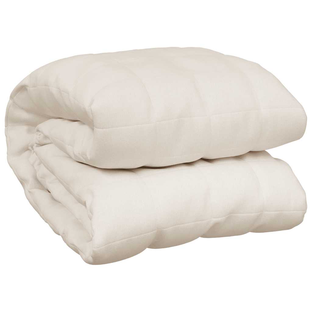 Vektdyne kremhvit 120x180 cm 5 kg stoff