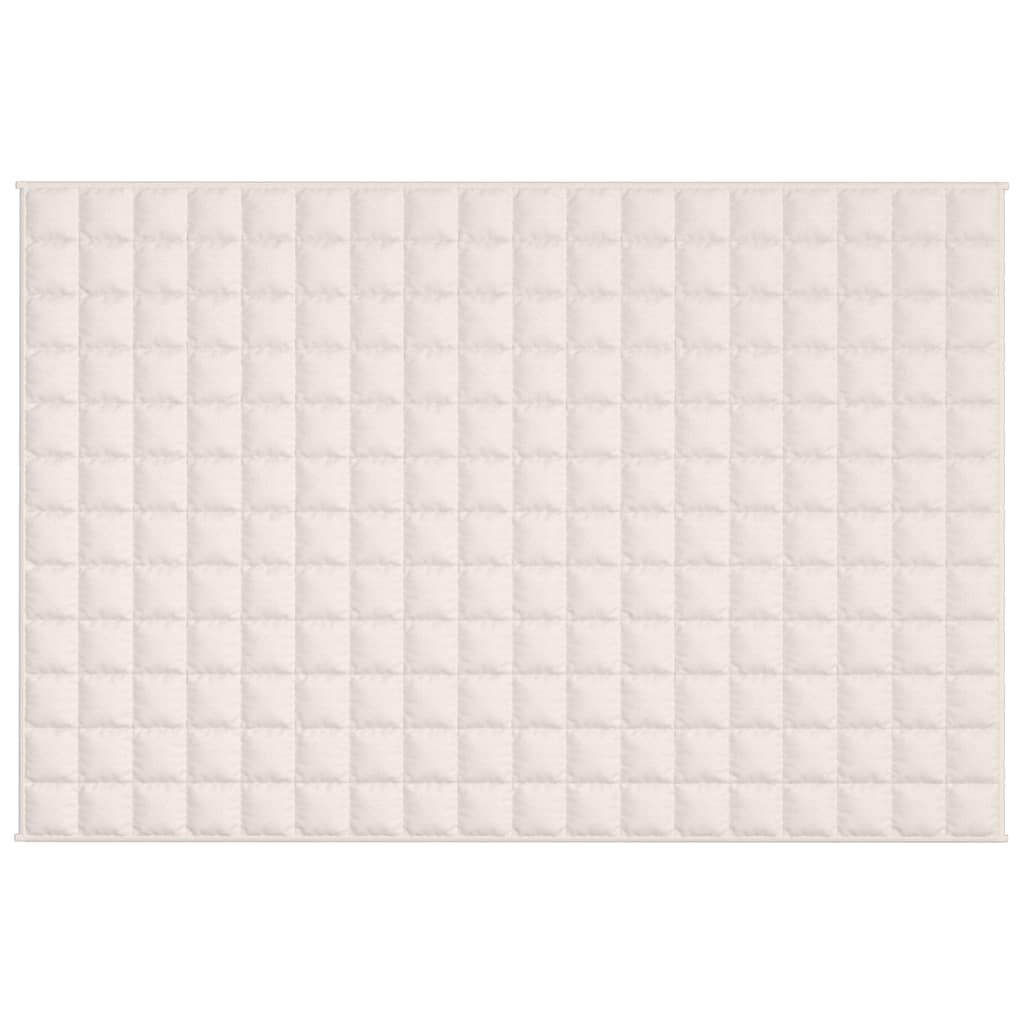 Vektdyne kremhvit 120x180 cm 5 kg stoff