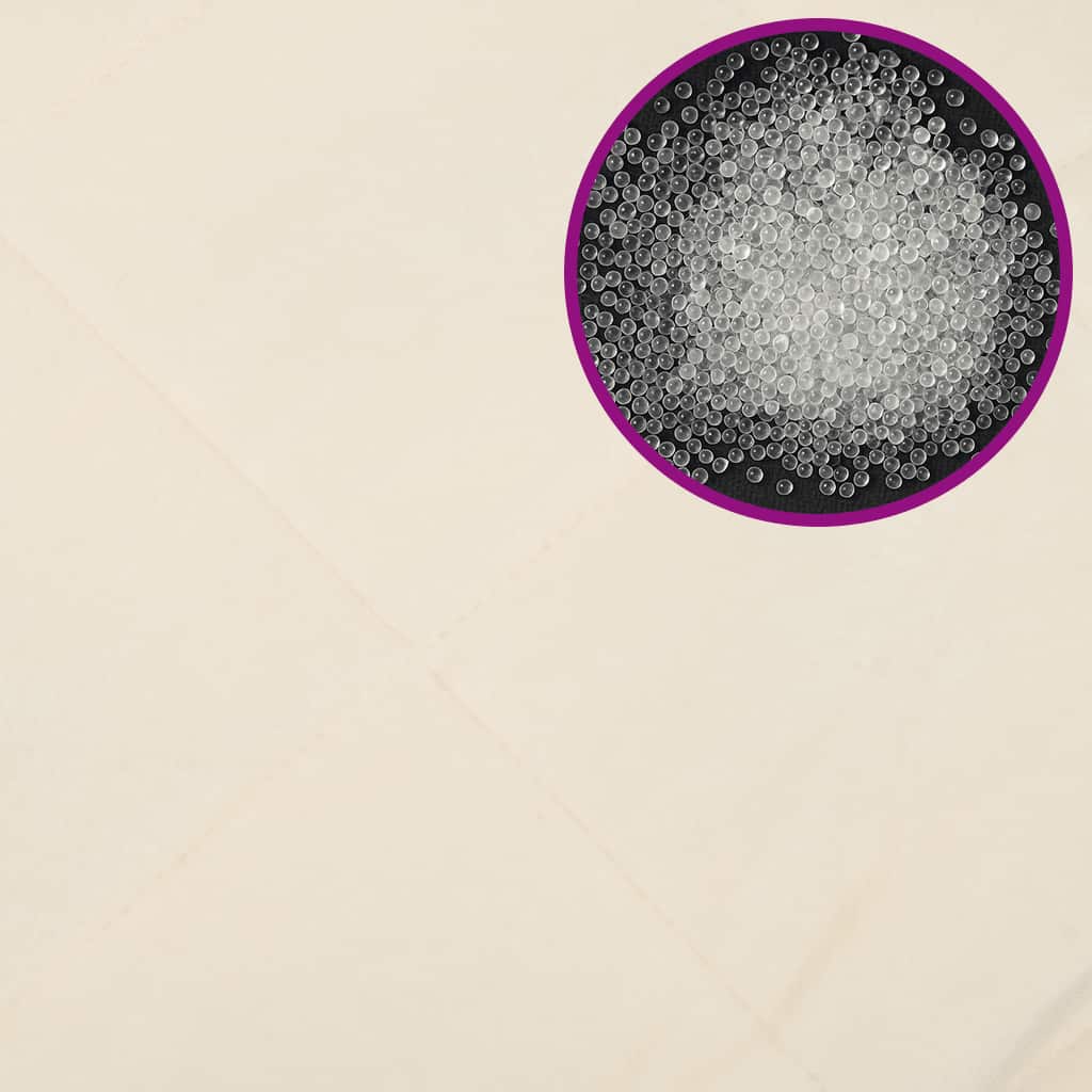 Vektdyne kremhvit 120x180 cm 5 kg stoff