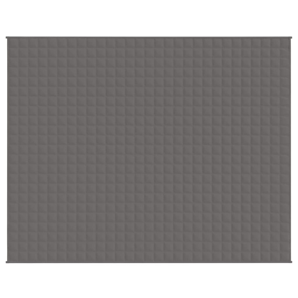 Vektdyne grå 235x290 cm 15 kg stoff