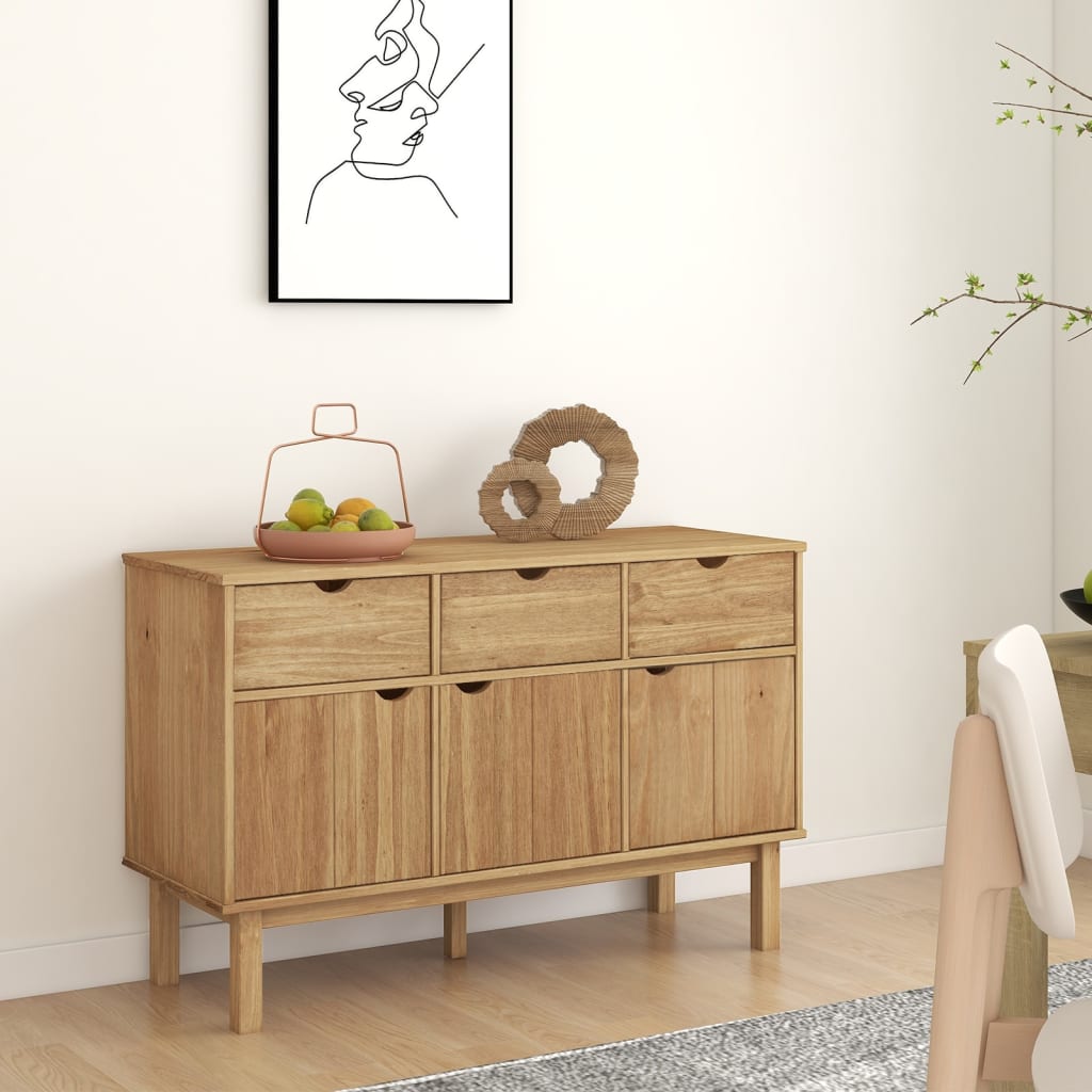 Skjenk OTTA 114x43x73,5 cm heltre furu