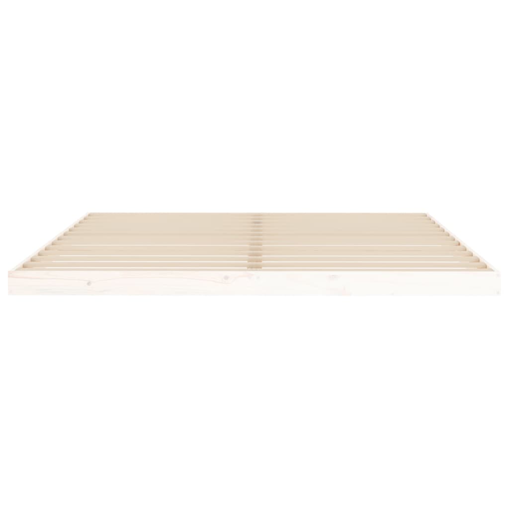 Sengeramme hvit 180x200 cm heltre furu
