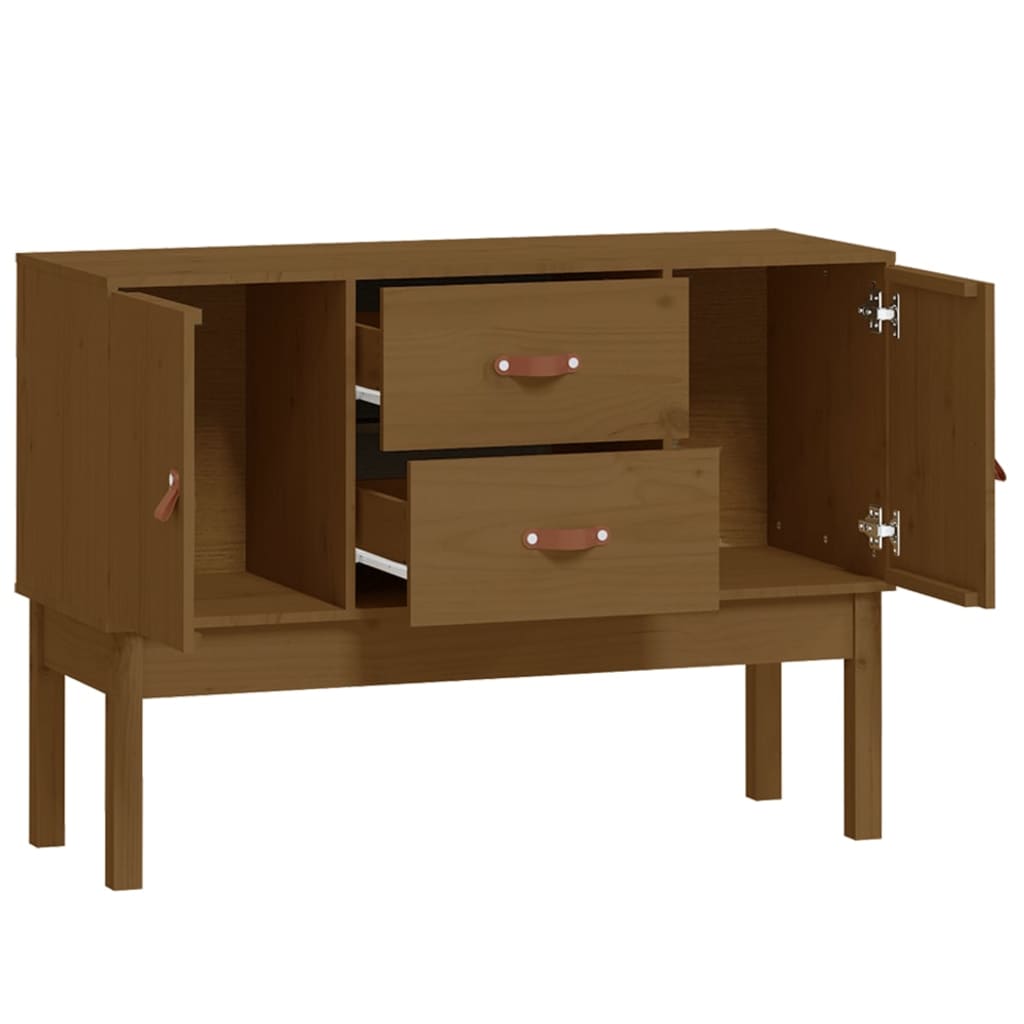 Skjenk honningbrun 110x40x78 cm heltre furu