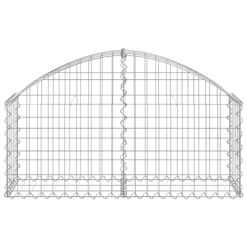 Gabionkurv buet 100x30x40/60 cm galvanisert jern