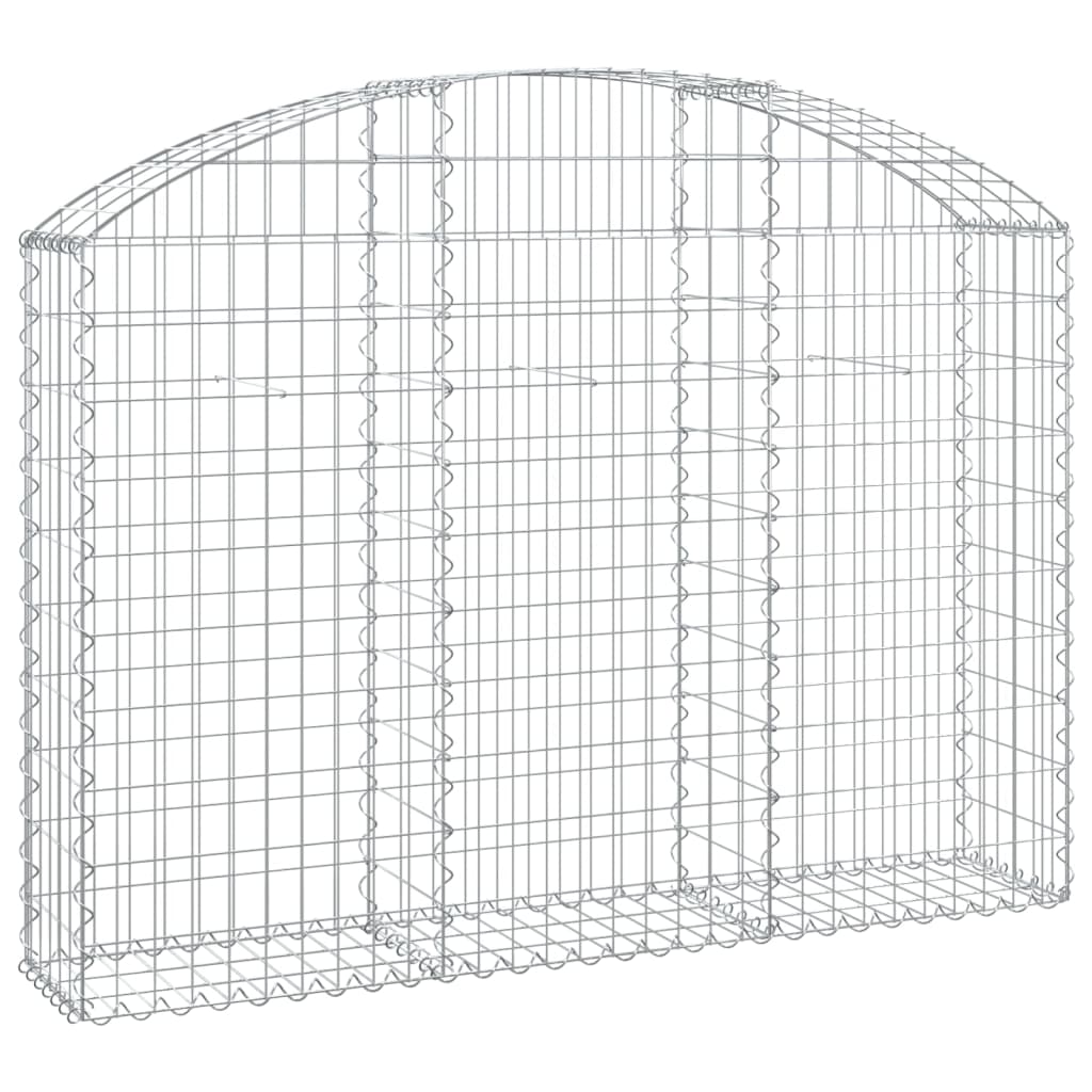 Gabionkurv buet 150x30x100/120 cm galvanisert jern