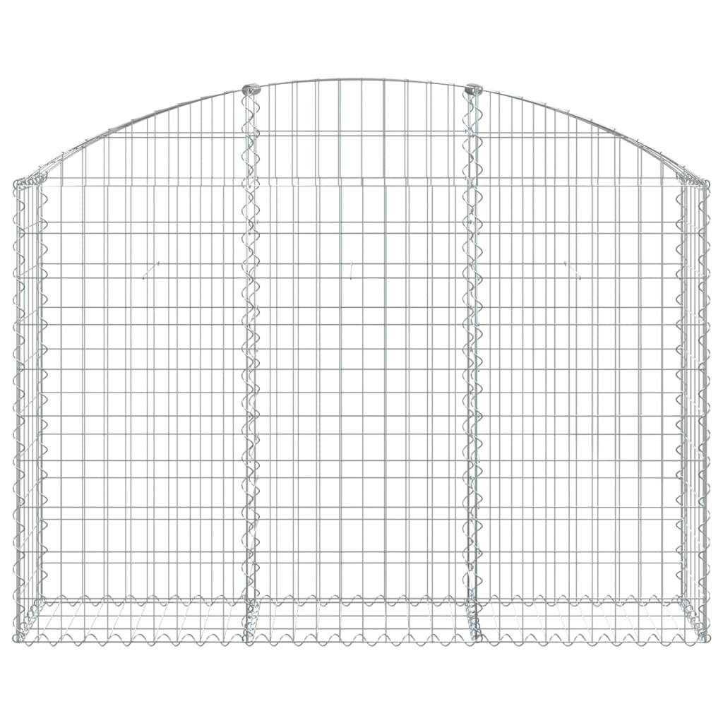Gabionkurv buet 150x30x100/120 cm galvanisert jern