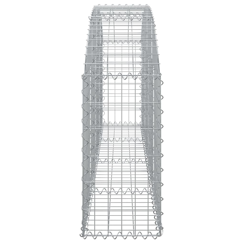 Gabionkurv buet 200x30x60/80 cm galvanisert jern