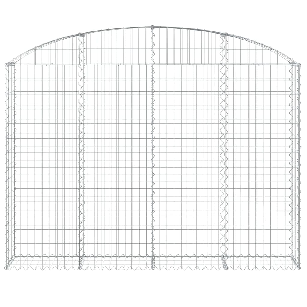 Gabionkurv buet 200x30x140/160 cm galvanisert jern