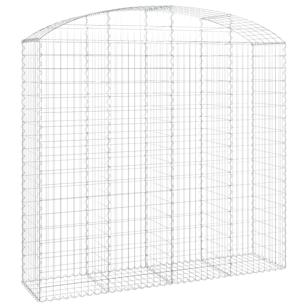 Gabionkurv buet 200x50x180/200 cm galvanisert jern