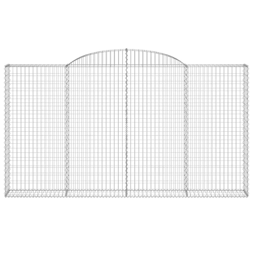 Gabionkurv buet 300x30x160/180 cm galvanisert jern