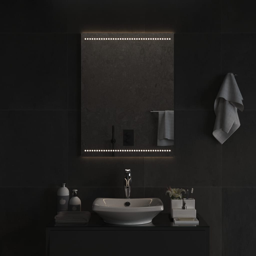 Baderomsspeil med LED 60x80 cm