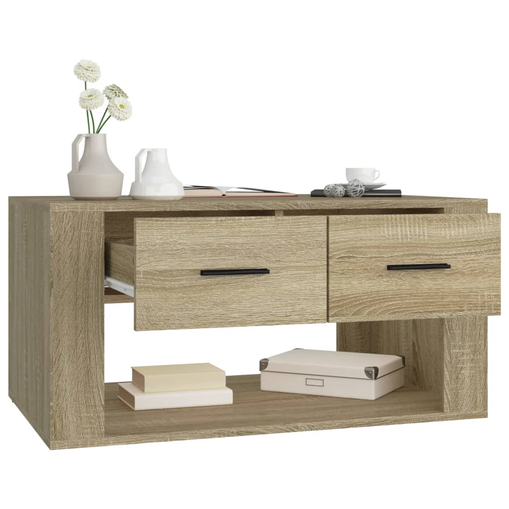 Salongbord sonoma eik 80x50x40 cm konstruert tre vidaXL
