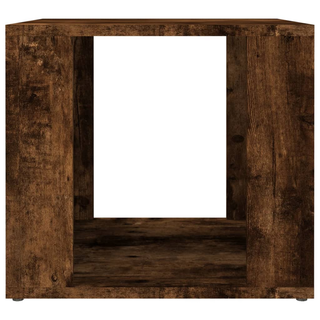 Nattbord røkt eik 41x40x36 cm konstruert tre