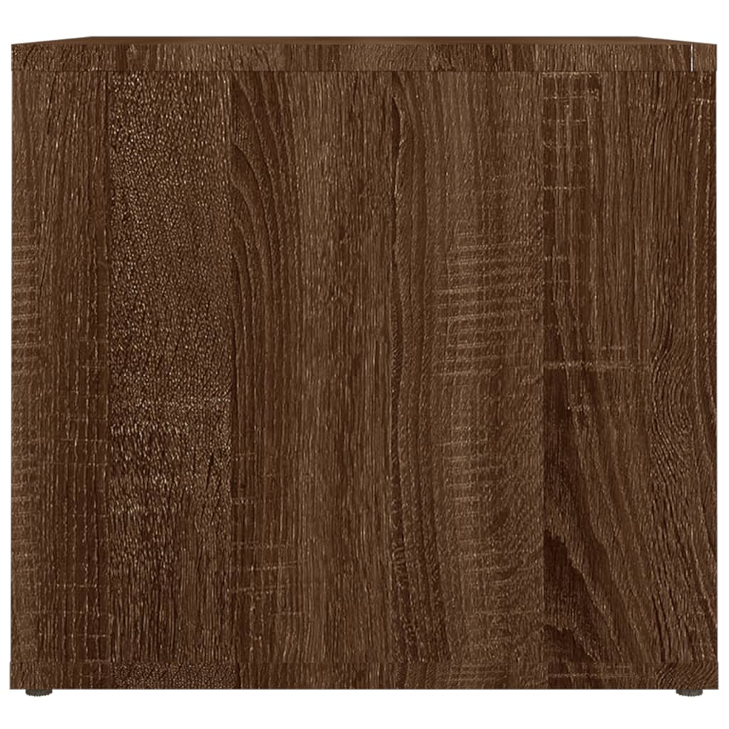 Nattbord brun eik 41x40x36 cm konstruert tre
