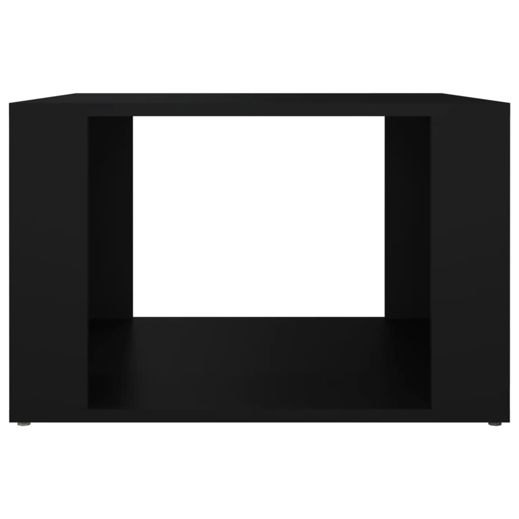 Nattbord svart 57x55x36 cm konstruert tre