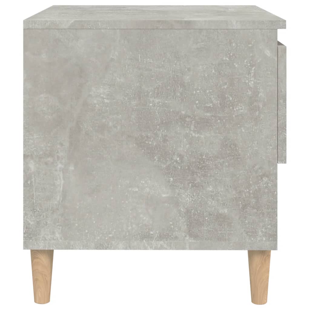 Nattbord betonggrå 50x46x50 cm konstruert tre