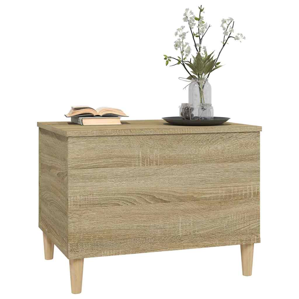 Salongbord sonoma eik 60x44,5x45 cm konstruert tre