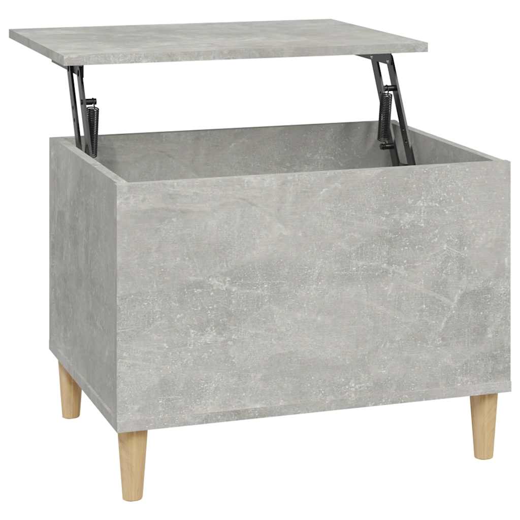 Salongbord betonggrå 60x44,5x45 cm konstruert tre