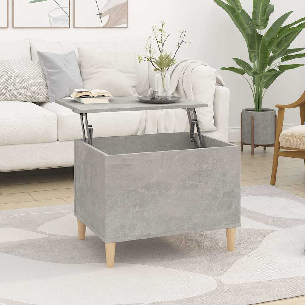 Salongbord betonggrå 60x44,5x45 cm konstruert tre