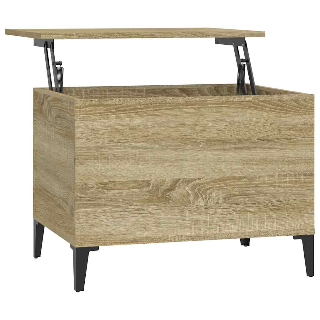 Salongbord sonoma eik 60x44,5x45 cm konstruert tre