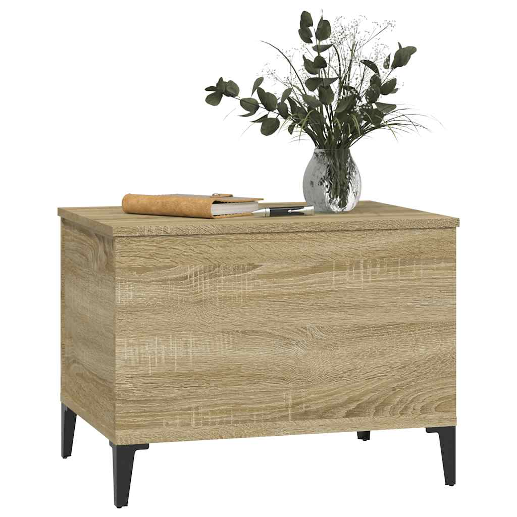 Salongbord sonoma eik 60x44,5x45 cm konstruert tre