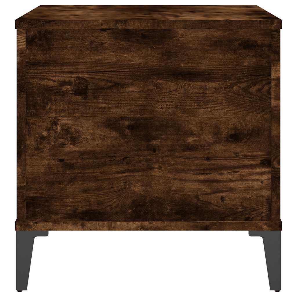 Salongbord røkt eik 60x44,5x45 cm konstruert tre