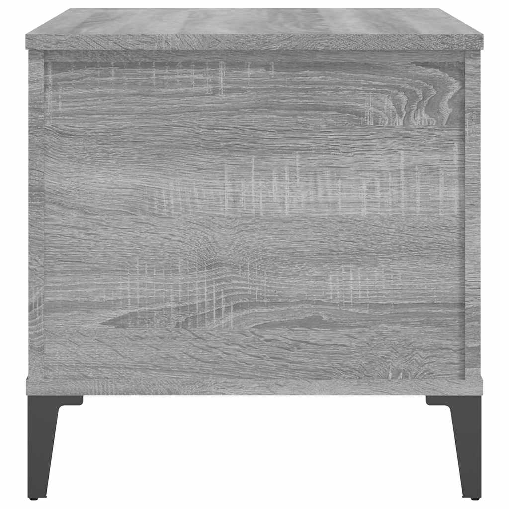 Salongbord grå sonoma 60x44,5x45 cm konstruert tre