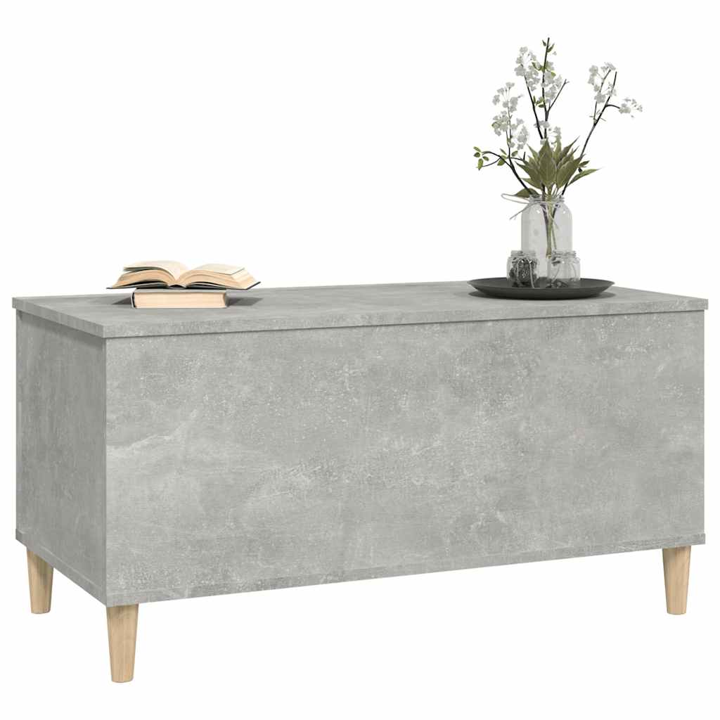 Salongbord betonggrå 90x44,5x45 cm konstruert tre