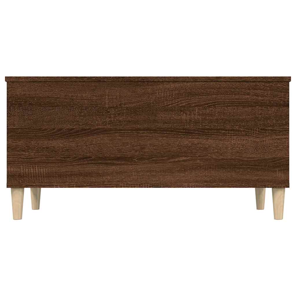 Salongbord brun eik 90x44,5x45 cm konstruert tre