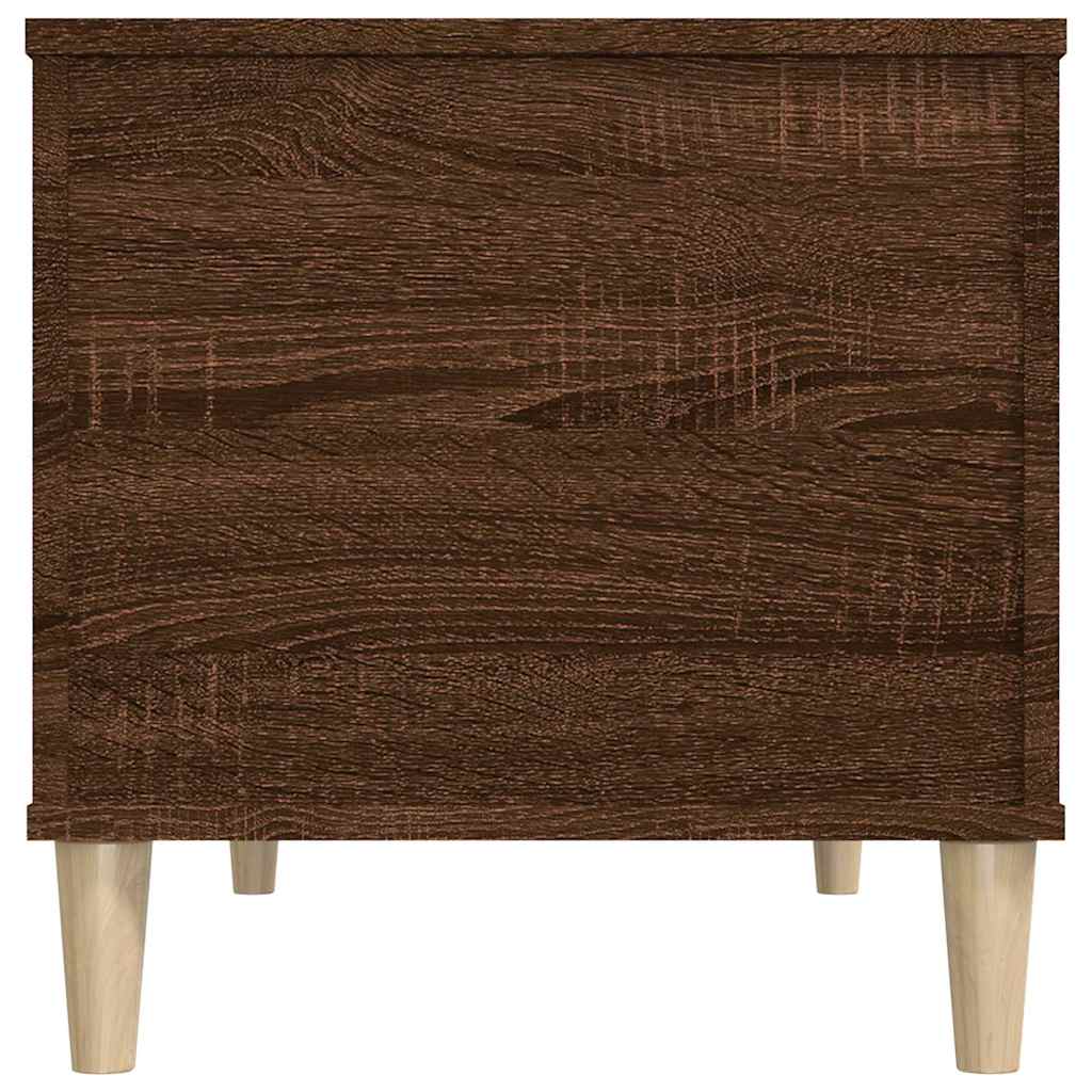 Salongbord brun eik 90x44,5x45 cm konstruert tre