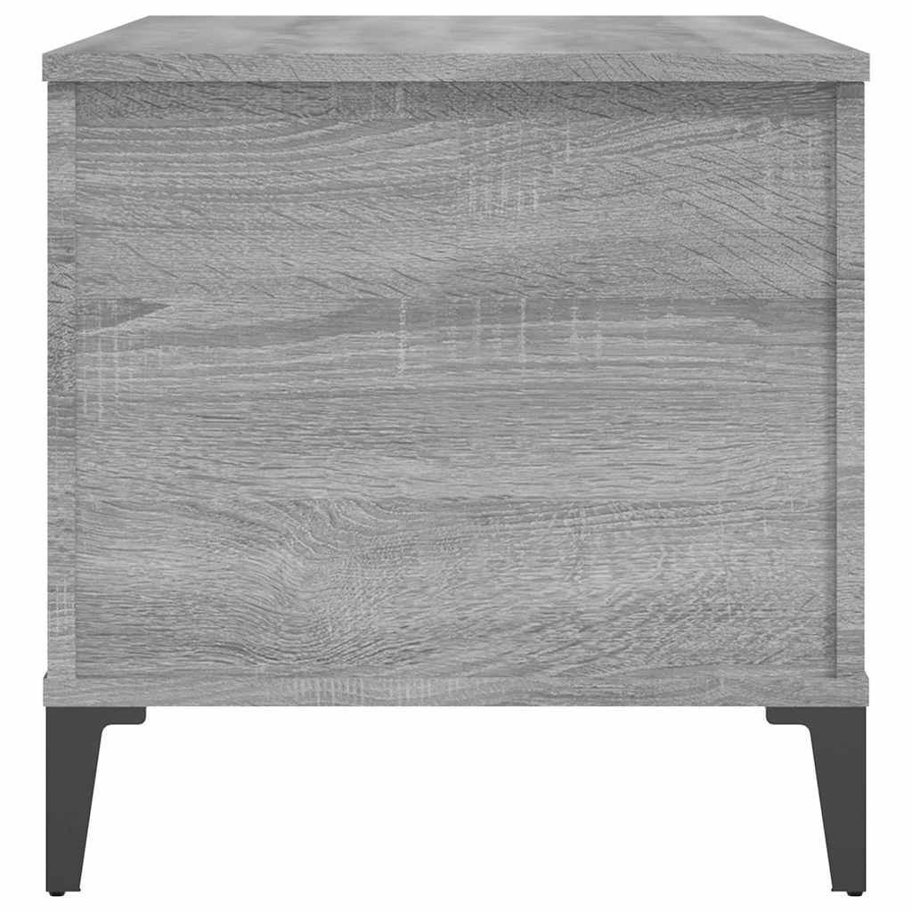 Salongbord grå sonoma 90x44,5x45 cm konstruert tre