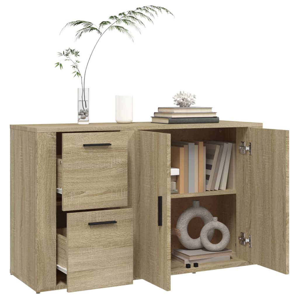 Skjenk sonoma eik 100x33x59,5 cm konstruert tre