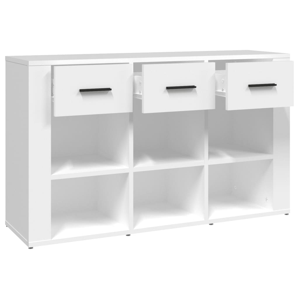 Skjenk hvit 100x30x59,5 cm konstruert tre vidaXL