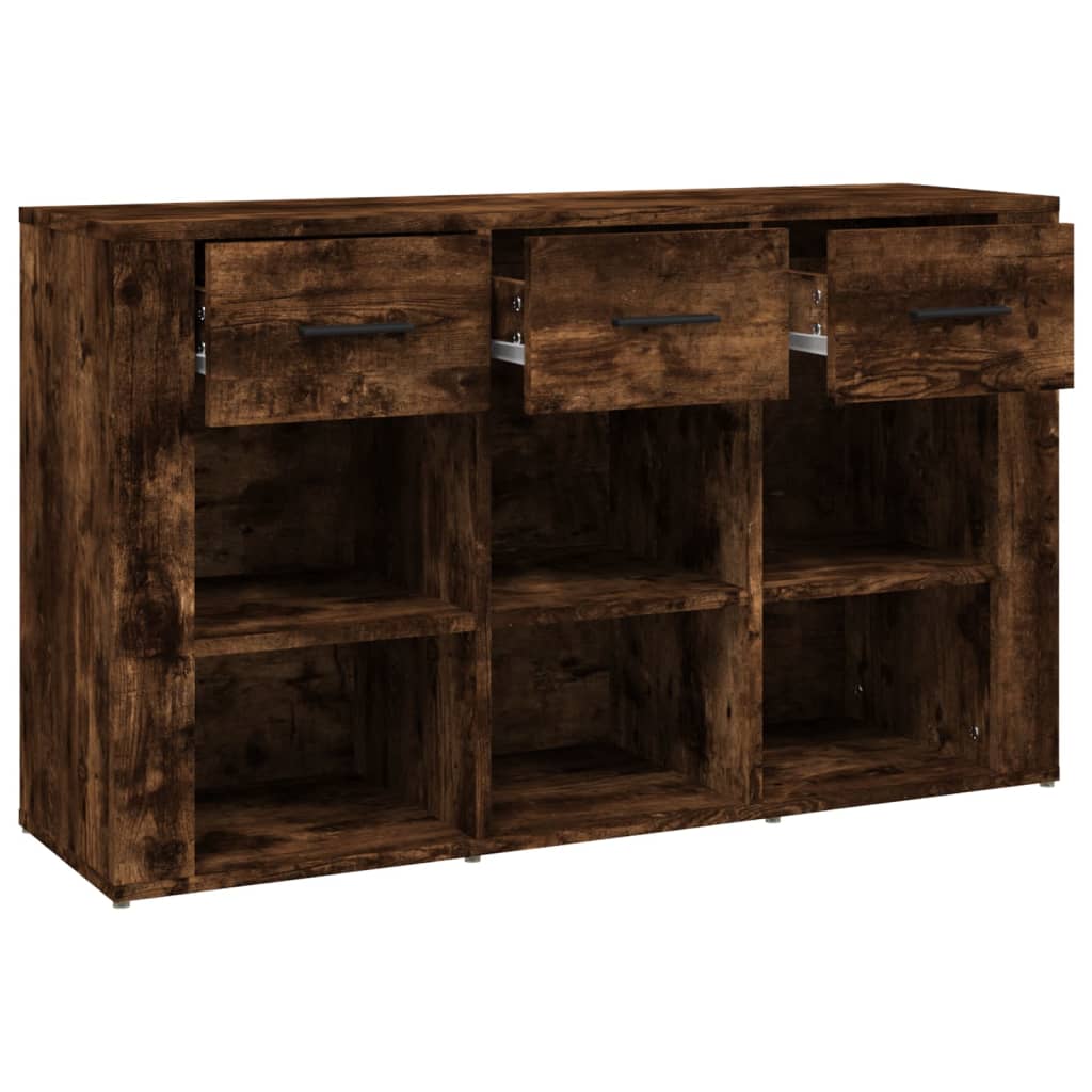 Skjenk røkt eik 100x30x59,5 cm konstruert tre vidaXL