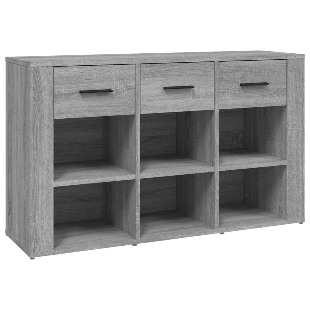 Skjenk grå sonoma 100x30x59,5 cm konstruert tre