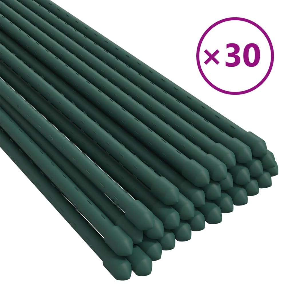 Hageplanteplugger 30 stk grønn 180 cm stål