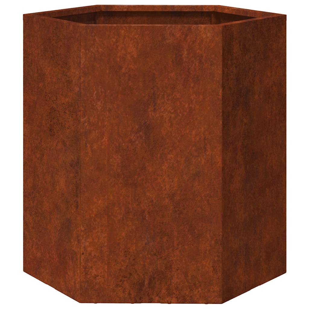 Plantekasse rust 40x40x45 cm cortenstål