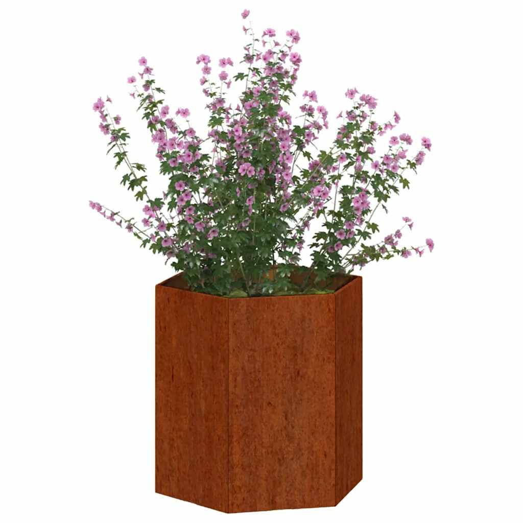 Plantekasse rust 40x40x45 cm cortenstål