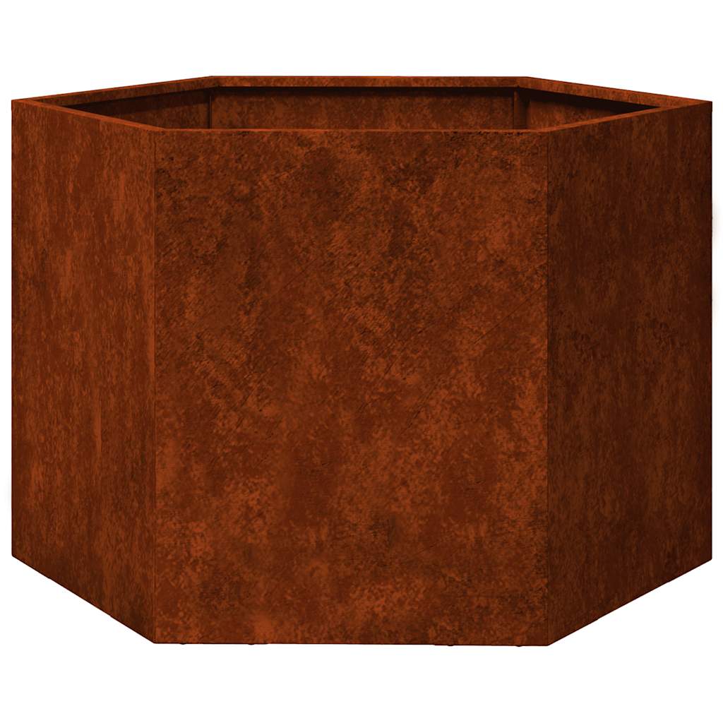 Plantekasse rust 60x60x45 cm cortenstål
