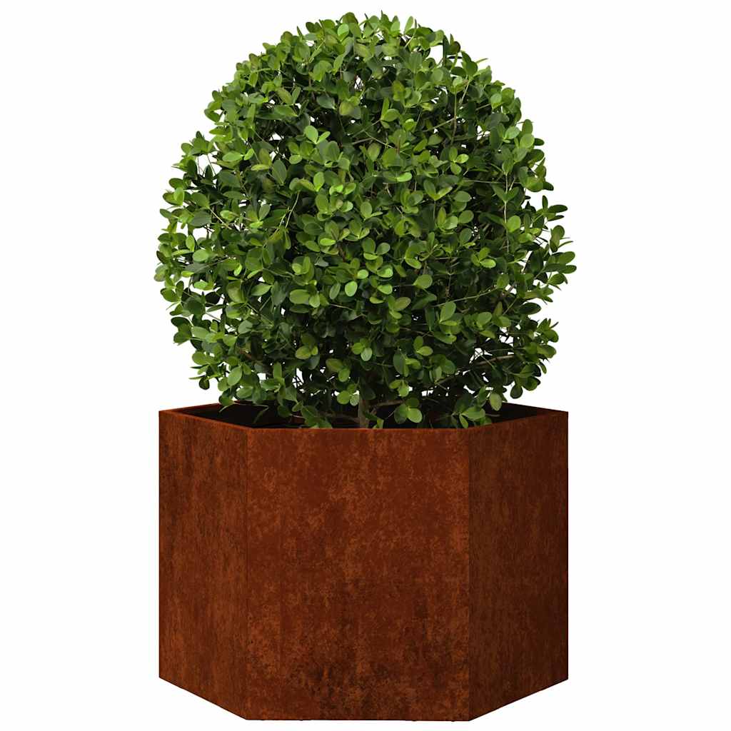 Plantekasse rust 60x60x45 cm cortenstål