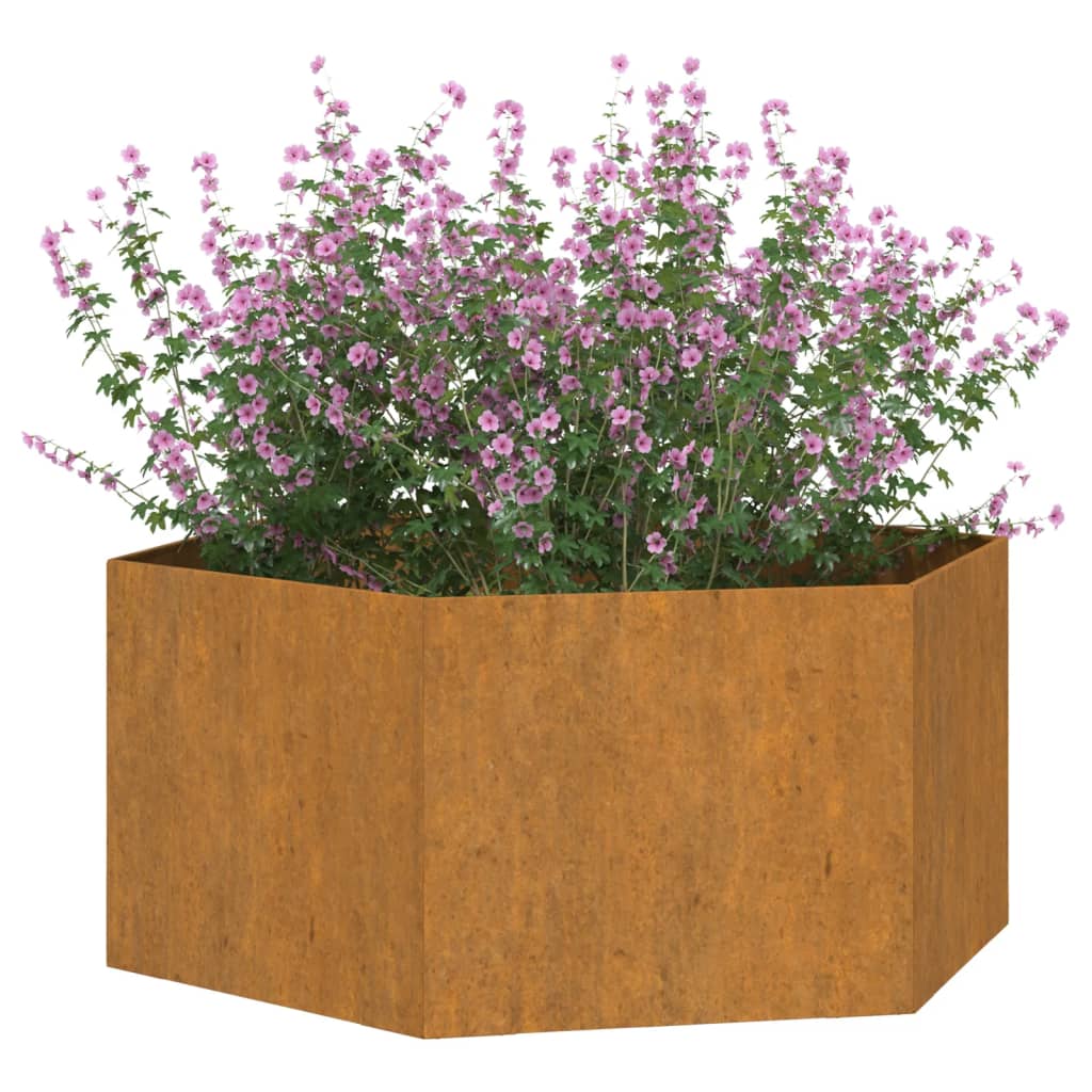 Plantekasse rust 90x90x45 cm cortenstål