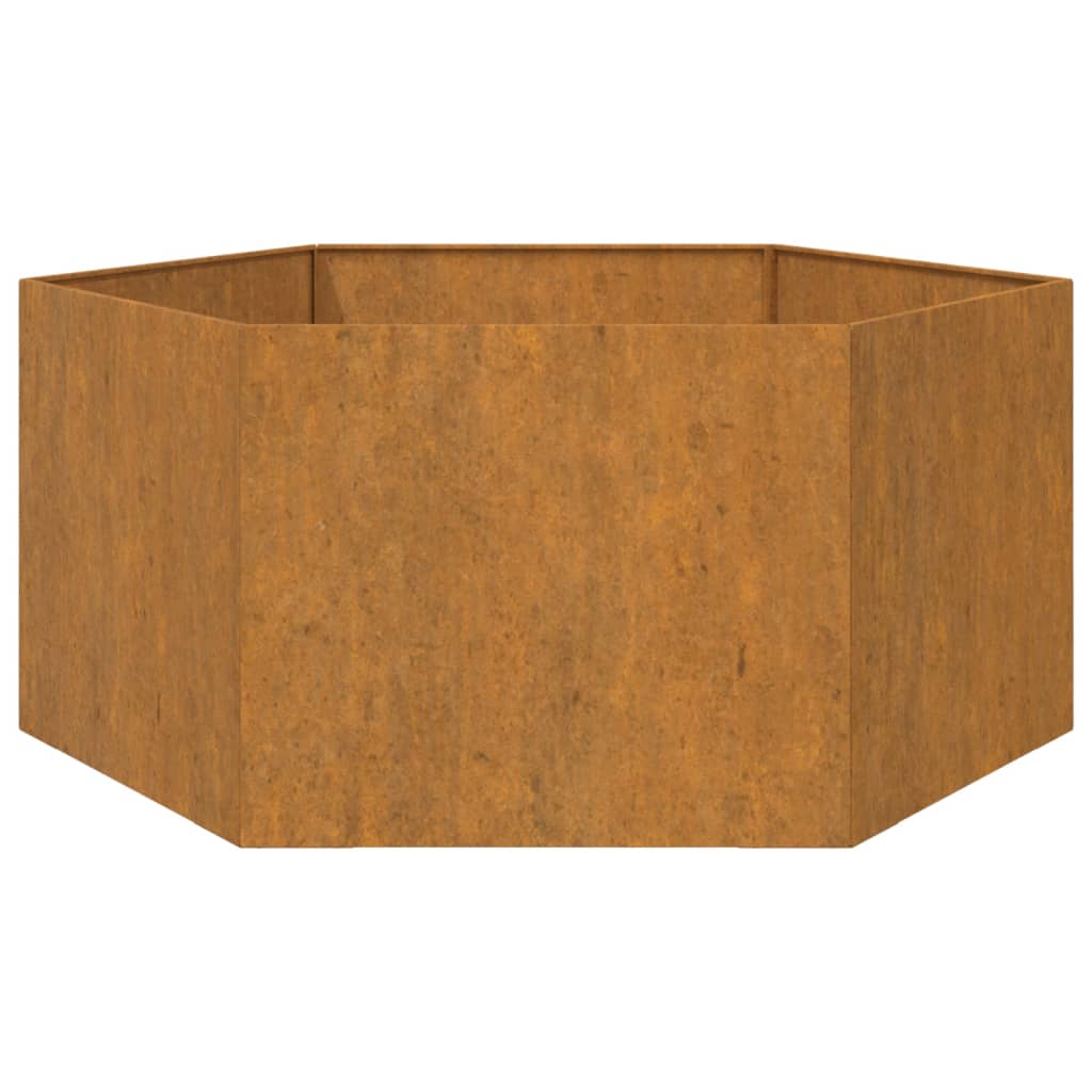 Plantekasse rust 90x90x45 cm cortenstål