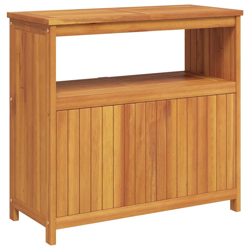 Hagekonsollbord 80x35x75 cm heltre akasie